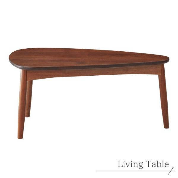 リビングテーブル センターテーブル ローテーブル コーヒーテーブル 木製 ウッド ウォールナット 幅...
