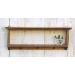 シンプル ウォールシェルフ ナチュラル モダン レトロ Rustic Collection R.C.ウォールラック