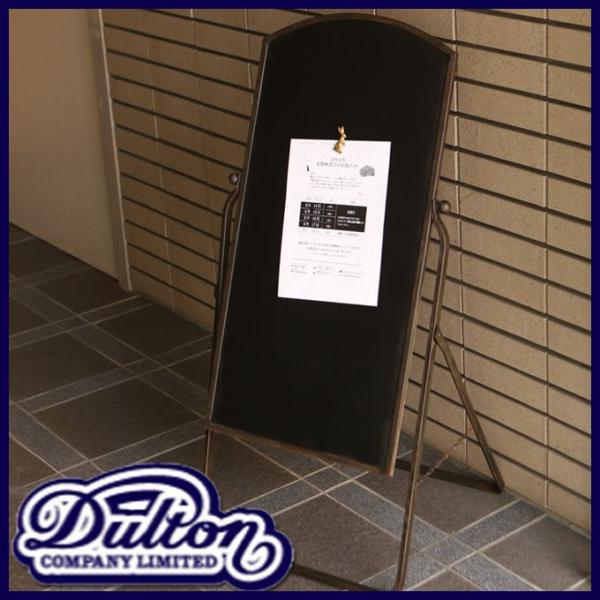DULTON ダルトン フォールディングサインボードスタンド 黒板 ブラックボード 案内板 サインボ...