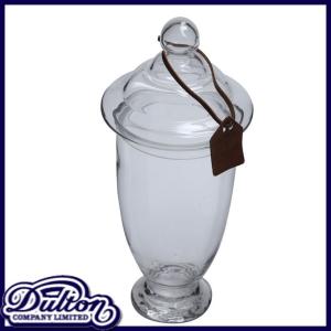 DULTON ダルトン ガラスジャー ガラスポット グラスジャー ガラス容器 ガラス食器 保存容器 花瓶 花びん 花器 フラワーベース ガラス 透明 ふた付き｜kplanning