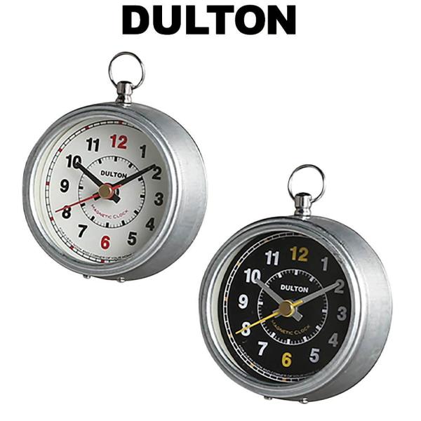 マグネット クロック ROUND ダルトン DULTON 壁付け時計 とけい 時計 アイボリー ブラ...