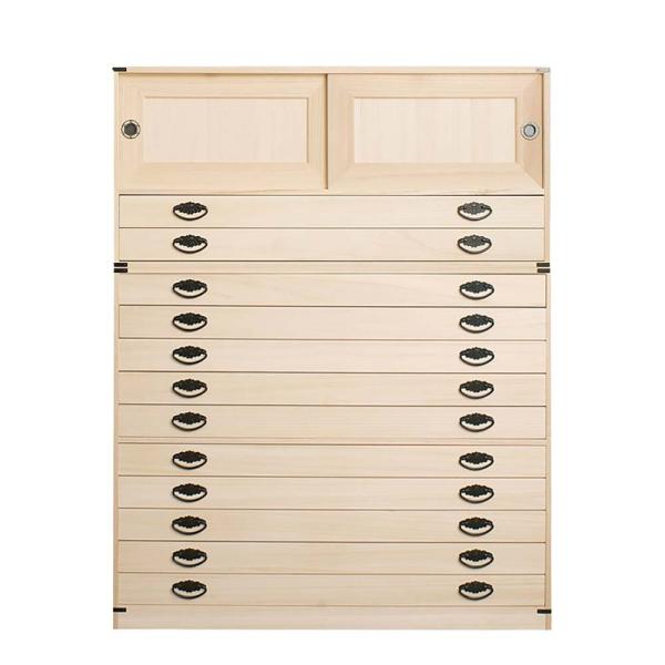 日本製 桐タンス引戸２杯+桐10段チェスト タンス 箪笥 たんす 桐タンス 桐箪笥桐たんす 和箪笥 ...