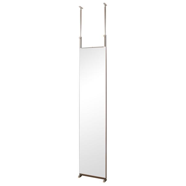 突っ張り間仕切り両面ミラー 幅40cm 突っ張り つっぱり 突っ張り式 間仕切り 仕切り パーテーシ...