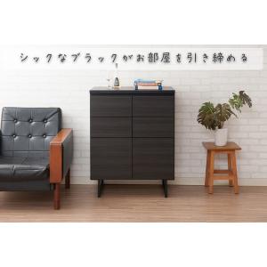 日本製 スタイリッシュブラックシリーズ スクエ...の詳細画像1
