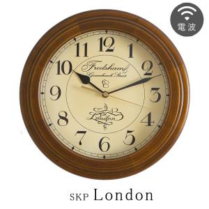 掛け時計 アンティーク調 電波時計 おしゃれ 掛時計 連続秒針 スイープ