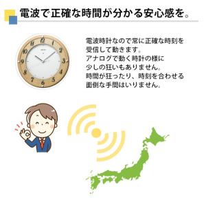 SEIKO セイコー 掛時計 電波時計 電波掛...の詳細画像4