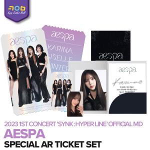 aespa 【 SPECIAL AR TICKET SET 】 【即納/選択可】 2023 aespa 1st CONCERT SYNK : HYPER LINE OFFICIAL MD エスパ SMTOWN ＆ STORE 公式グッズ｜kpopoutletmall