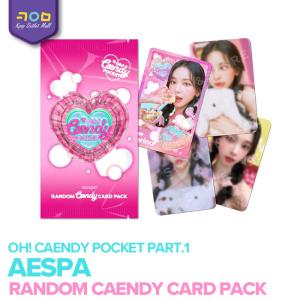 aespa 【 RANDOM Caendy CARD PACK / ランダム カードパック 】【数量限定/即納】 aespa [ Oh! Caendy Pocket Part.1 ] 公式MD エスパ SMTOWN ＆STORE 公式｜kpopoutletmall