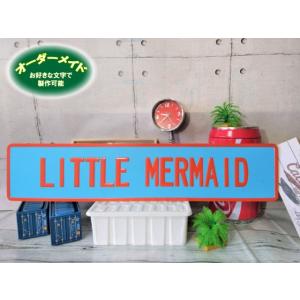 水色プレート/オレンジ文字　横長ユーロサイズプレート