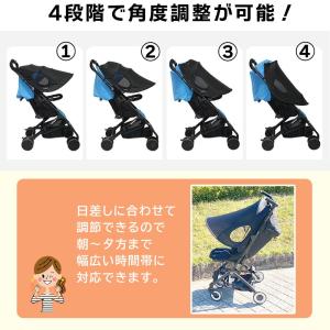 ベビーカー 日よけ サンシェード 折りたたみ ...の詳細画像5