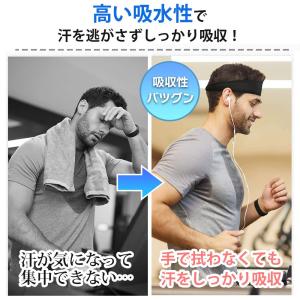 ヘッドバンド ヘアバンド スポーツヘアバンド ...の詳細画像2