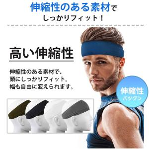 ヘッドバンド ヘアバンド スポーツヘアバンド ...の詳細画像3