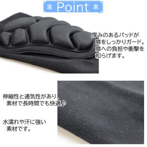 膝当て 膝サポーター 左右セット 膝用プロテク...の詳細画像1