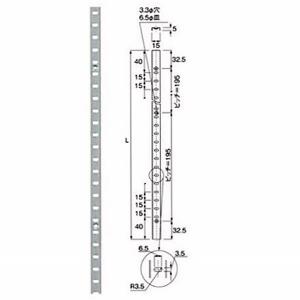 ステン棚支柱 1820mm 棚受けBタイプ (カバー付き棚受け)｜kqlfttools