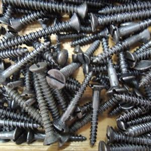 こだわりアイアン・ブラック・マイナスネジ 6×15mm (ラウンド)