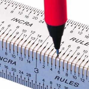 INCRA Precision Bend Rule 150mm 定規 ミリ仕様