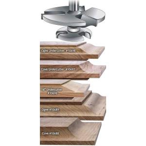 MLCS #10698 TripleWing? Undercutter Raised Panel Bits ( Ogee w/undercutter / 3-1/8" )｜kqlfttools