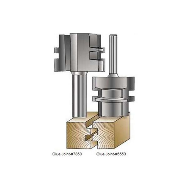 MLCS #7853 Glue Joint Router Bits - 板継ぎビット
