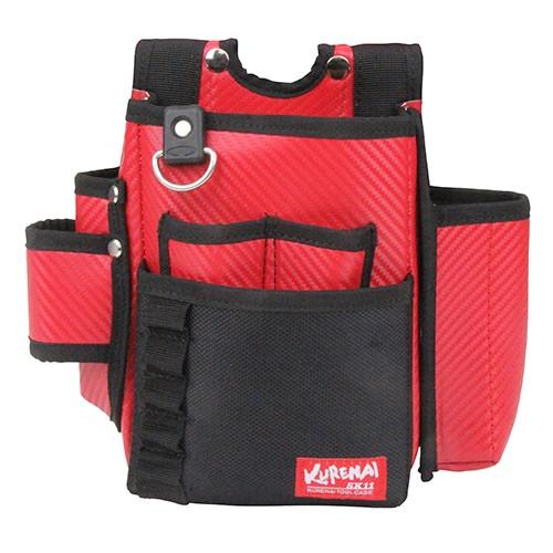 SK11 紅 腰袋2段サイドポケット SKC2-5RD 【4977292968546】