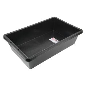 極上　舟置物　68g 東さ7-0512④ 赤長 DIYトロ舟 ブラック 60L ( 1個入 )/ 左官 メダカ カメ