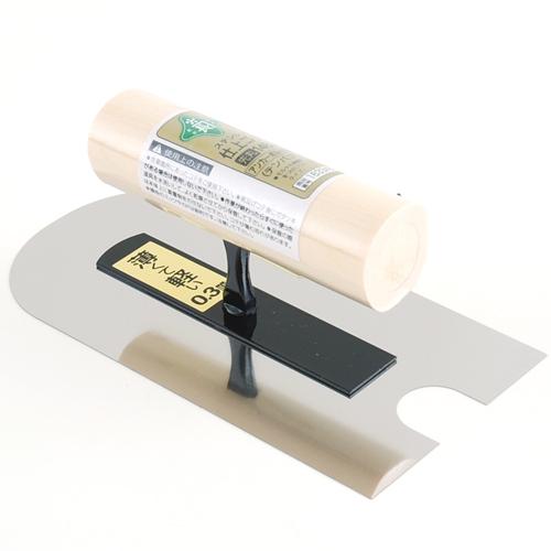 緑長 ステン仕上鏝先丸アンカー対応 148mm0.3テンバコテ 【4977292163347】