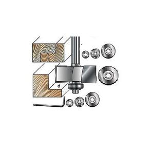 MLCS #8366 9 Piece Rabbeting Kits - ベアリング付き、深さ設定ビット｜kqlfttools