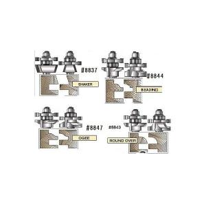 MLCS Matched Rail & Stile 2 Piece Router Bit レールスタイルビット (2本組)｜kqlfttools