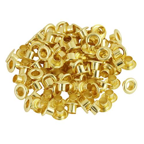 SK11 両面ハトメ玉 真鍮 4mm NO.20MT 100クミ 【4977292144896】