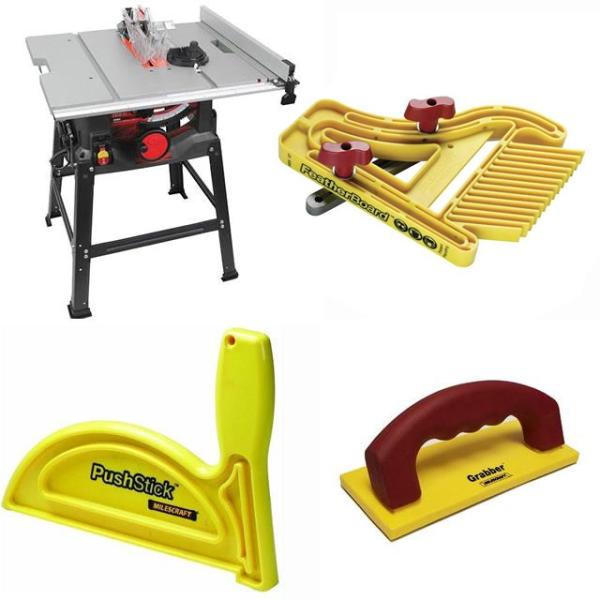 SK11 テーブルソー  STS-255 【4977292488730】安全装備セイフティバンドル3...