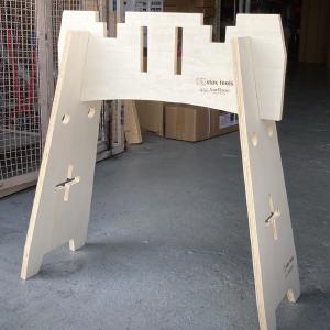 新品 プラスチック作業馬2pcsセット [23343] 作業馬 ソーホース プラスチック 作業用馬 2個入 工作台 作業台 馬