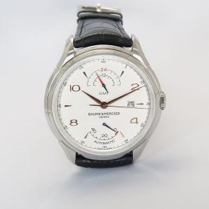 ボーム＆メルシェ BAUME&MERCIER CLIFTON クリフトン GMT パワーリザーブ ホワイト MOA10421