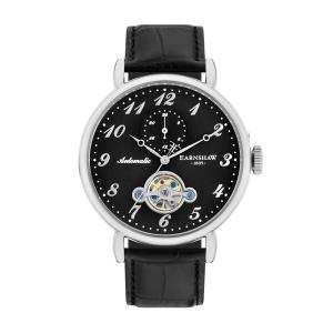 【新品】EARNSHAW アーンショウ 自動巻き 腕時計 ビッグフェイス 本革 アーンショウ EARNSHAW 自動巻腕時計 LONGITUDE ES-8006-01 : e-細井
