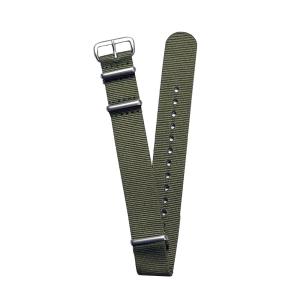 NAVAL N.W.C. NYLON NATO TYPE WATCH STRAP 18mm Olive Green Color