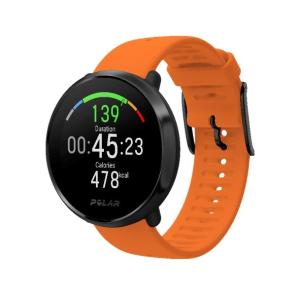 POLAR ポラール 手首型心拍計機能を備えたGPS内蔵フィットネスウォッチ POLAR IGNITE  オレンジ＆ブラック90081718