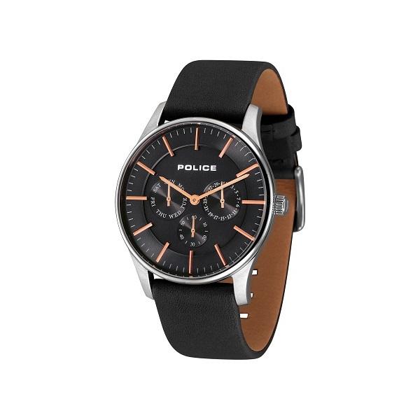 POLICE WATCH   ポリス COURTESY 腕時計 メンズ レザー　14701JS02【...