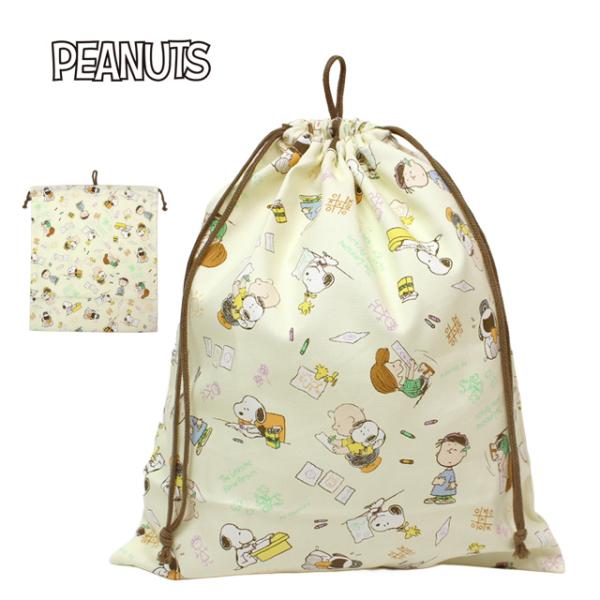 巾着袋 給食袋 女の子 PEANUTS 給食エプロン入れ 体操服袋 Mサイズ 幼稚園 小学校 入園入...