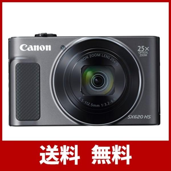 Canon コンパクトデジタルカメラ Power Shot SX620HS ブラック 光学25倍ズー...