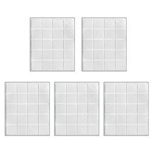 フィギュア固定用強力両面テープ 透明, 5シート(1シート20片付き） 転倒防止 固定 滑り止め 大事なフィギュア、コレクションを守る