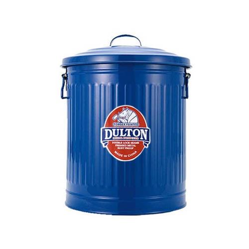 ダルトン(Dulton) Mini-ガベージカン Mサイズ 6L ブルー ふた付きゴミ箱 ブリキ缶 ...