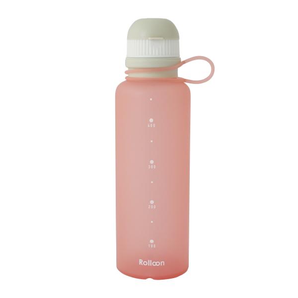 Rolloon シリコーンボトル 水筒 500ml 携帯ボトル 折り畳み可能 目盛り付き 冷凍対応 ...