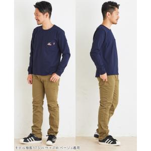 爆買 メンズ ボトムス テーパードパンツ ロン...の詳細画像3
