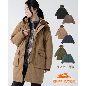 ジャケット アウター レディース 秋 冬 ライナー付き カジュアル 3WAYライナー付キルティングJK KRIFF MAYER LADYS クリフメイヤーレディース 2021FW
