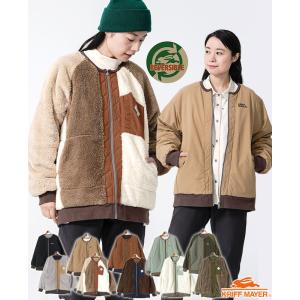 アウター ジャケット ノーカラー レディース リバーシブル ジップアップ フリース ひっくりノーカラーJK KRIFF MAYER LADYS クリフメイヤーレディース 2021FW