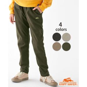 KRIFF MAYER KIDS クリフメイヤー キッズ ロングパンツ 長ズボン 起毛 ストレッチ キッズ 秋 冬 男の子 女の子 通学 アタタカ リラックス カットパンツ