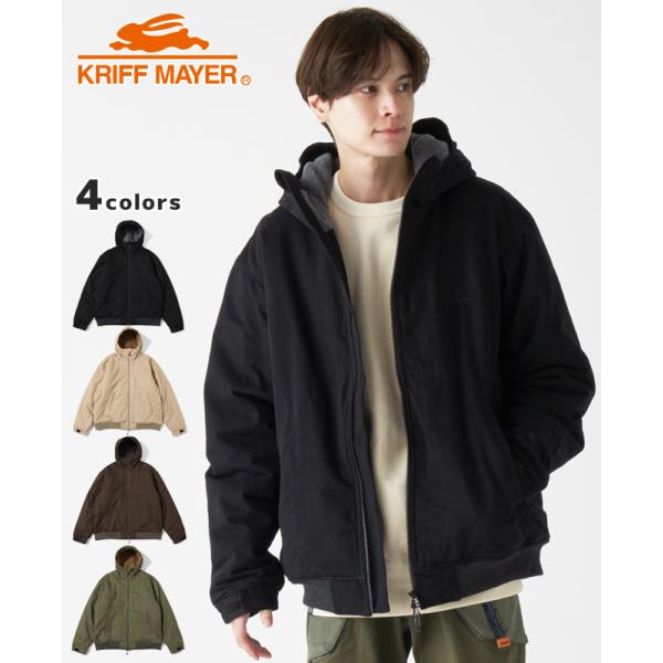 クリフメイヤー KRIFF MAYER メンズ アウター ブルゾン フーディー パーカー ジャケット...