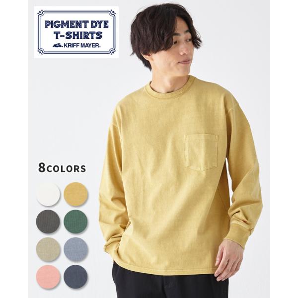 クリフメイヤー KRIFF MAYER メンズ ユニセックス 長袖 Tシャツ カットソー クルーネッ...