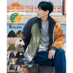 クリフメイヤー KRIFF MAYER メンズ ユニセックス アウター リバーシブル スタンドネック ボアフリース マルチ アウトドア 秋 冬 ひっくりスタンドジャケット
