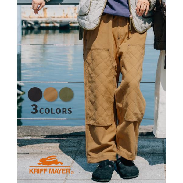 クリフメイヤー KRIFF MAYER メンズ ボトムス ロングパンツ フルレングス ワイドパンツ ...