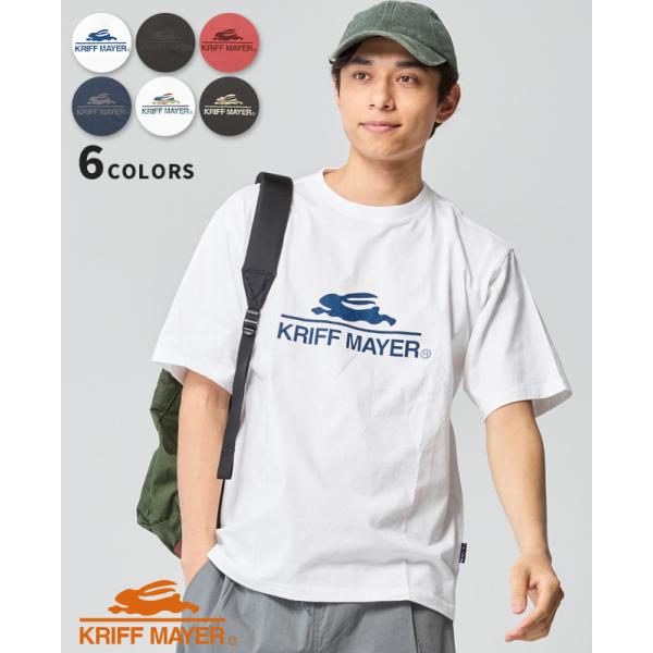 クリフメイヤー KRIFF MAYER メンズ ユニセックス Tシャツ クルーネック 丸首 ブランド...