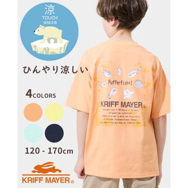 クリフメイヤー キッズ KRIFF MAYER KIDS 子供服 ジュニア 半袖 Tシャツ 涼しい ...